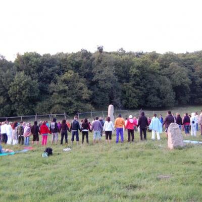 Pracujeme s energií menhiry v zóně Pálava
