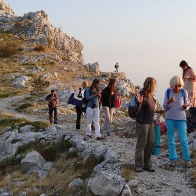 Sbíráme kamínky v silové zóně Biokovo - získáváme tak pozitivní léčivé zářiče